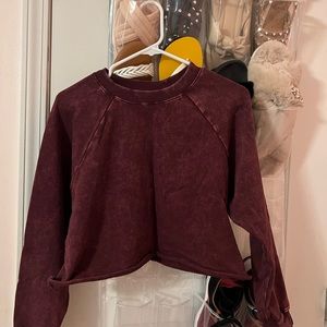 Joy Lab cropped sweater and jogger set